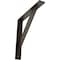 Ekena Millwork Traditional Steel Bracket, Antiqued Bronze 2"W x 14"D x 14"H BKTM02X14X14TRABZ - alternate 1